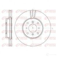 Тормозной диск KAWE Honda Prelude 4 (BB1, 2, 3) 1991 – 1996 BDM7265. 20 61153 10 DCA6115310