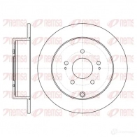 Тормозной диск KAWE Mitsubishi Outlander 2 (CW) Кроссовер 2.2 DI D 177 л.с. 2006 – 2012 61098 00 DCA6109800 BDM74 04.10