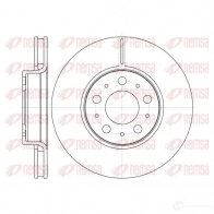 Тормозной диск KAWE BDM691 0.20 6619 10 DCA661910 Volvo S70 1 (874) 1996 – 2000