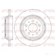 Тормозной диск KAWE Volvo S70 1 (874) 1996 – 2000 6916 00 DCA691600 BDM696 4.10