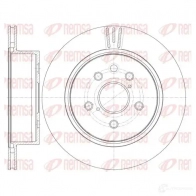 Тормозной диск KAWE BDM7461. 20 DCA6125510 Lexus IS (XE20) 2 Кабриолет 2.5 250 (GSE20) 208 л.с. 2009 – 2025 61255 10