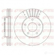 Тормозной диск KAWE DCA668110 6681 10 Nissan Maxima (A33) 5 2000 – 2003 BDM6 986.20