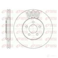 Тормозной диск KAWE 61361 10 DCA613 6110 Chrysler Sebring 2 (JR) Кабриолет Y278A