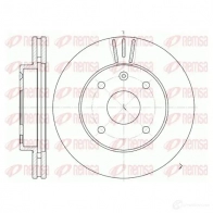 Тормозной диск KAWE BDM714 4.20 DCA665610 Chevrolet Rezzo 1 (U100) 2005 – 2012 6656 10