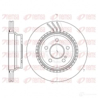 Тормозной диск KAWE BDM6 996.20 6760 10 DCA676010 Mercedes E-Class (S211) 3 Универсал 2.6 E 240 T 4 matic (2180) 177 л.с. 2003 – 2009