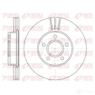 Тормозной диск KAWE DCA671010 6710 10 BDM71 52.20 Ford C-Max 1 (CB3, DM2) Минивэн 1.6 Duratorq TDCi 101 л.с. 2007 – 2010
