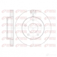 Тормозной диск KAWE BDM7 092.20 Chevrolet Blazer DCA693110 6931 10