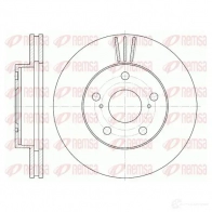 Тормозной диск KAWE 6580 10 DCA65 8010 Toyota Previa (XR10, XR20) 1 Минивэн 2.4 4WD (TCR21. TCR20) 132 л.с. 1990 – 2000 2EZ9PO
