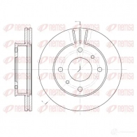 Тормозной диск KAWE BDM6388. 20 DCA611310 Nissan Primera (W10) 1 Универсал 1.6 i 102 л.с. 1991 – 1998 6113 10