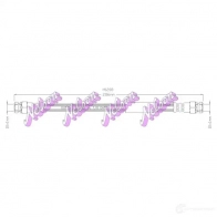 Тормозной шланг KAWE 2333228 H1208 UMDB FN9