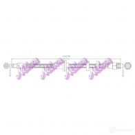 Тормозной шланг KAWE H4692 7 TADGY 2334149