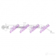 Тормозной шланг KAWE L5C SQO H6585 Ford Fiesta 5 (CBK, J) 2002 – 2008