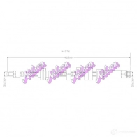 Тормозной шланг KAWE 2333789 H4276 S6T A4CP