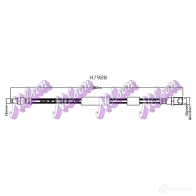 Тормозной шланг KAWE WFB Q0L 1424806408 H7928