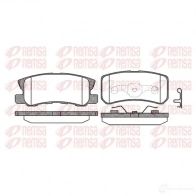 Тормозные колодки дисковые, комплект KAWE 23583 0803 02 Chrysler Sebring 3 (JS) 2007 – 2010 2 3582