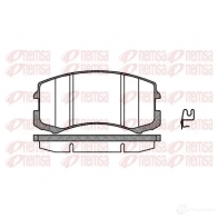 Тормозные колодки дисковые, комплект KAWE D904-7782 Mitsubishi Lancer 9 (CS3A) Седан 1.6 (CS3A) 98 л.с. 2003 – 2013 0965 01 2 4291