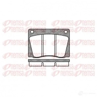 Тормозные колодки дисковые, комплект KAWE 2298763 20 027 D4-724 0037 00