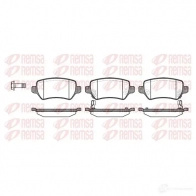 Тормозные колодки дисковые, комплект KAWE Opel Corsa (C) 3 Хэтчбек 1.7 CDTI (F08. F68) 100 л.с. 2003 – 2009 BPM0957.02 0957 02 2341 7