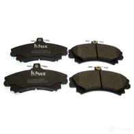 Тормозные колодки дисковые, комплект KAWE Mitsubishi Colt 6 (Z3, Z2) 2002 – 2013 810026 22H 573