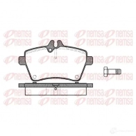 Тормозные колодки дисковые, комплект KAWE Mercedes A-Class (W169) 2 Хэтчбек 2.0 A 160 CDI (1606. 1606) 82 л.с. 2004 – 2012 BPM1144.00 24 077 1144 00