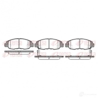 Тормозные колодки дисковые, комплект KAWE 0324 12 2299573 D764-7573 D46 5A-7573