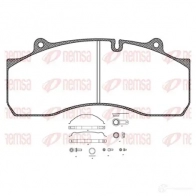 Тормозные колодки дисковые, комплект KAWE 2336768 JCA1073.80 29120 1073 .80