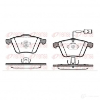 Тормозные колодки дисковые, комплект KAWE PCA09645 2 1F9SDF Volvo V50 0964 52
