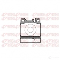 Тормозные колодки дисковые, комплект KAWE D1591-8802 2 1027 2298676 0006 88