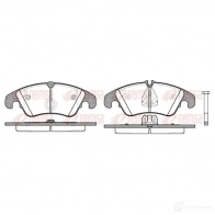 Тормозные колодки дисковые, комплект KAWE Ford Focus 2 Хэтчбек 2.5 RS 305 л.с. 2009 – 2011 2 4264 24265 1304 10