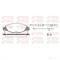 Тормозные колодки дисковые, комплект KAWE BPM0827.04 0827 04 23 273 Citroen C5 1 (DC, PF3) Хэтчбек 3.0 V6 (DCxFxC. DCxFxF) 207 л.с. 2001 – 2004