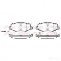Тормозные колодки дисковые, комплект KAWE 2 4602 Jeep Cherokee (KK) 4 Внедорожник 2.8 CRD 4x4 177 л.с. 2008 – 2025 1264 02 BPM1264.02