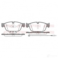 Тормозные колодки дисковые, комплект KAWE Citroen C5 3 (RD, RW, PF3) 2008 – 2017 BPM1451.0 1 PCA145101 1451 01