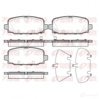 Тормозные колодки дисковые, комплект KAWE Jeep Compass (MP, 552) 2 2016 – 2020 149O 7DL 1796 02