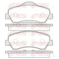 Тормозные колодки дисковые, комплект KAWE 2525 0 25251 1530 00 Peugeot 308 2 (T9, 4C) Хэтчбек 1.2 VTi 72 82 л.с. 2013 – 2025