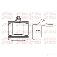 Тормозные колодки дисковые, комплект KAWE Citroen C5 1 (DC, PF3) Хэтчбек 3.0 V6 (DCxFxC. DCxFxF) 207 л.с. 2001 – 2004 23 305 0830 00 BPM0830.00