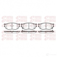 Тормозные колодки дисковые, комплект KAWE 23777 Mazda Premacy (CP) 1 Минивэн 2.0 TD 101 л.с. 2000 – 2005 2 1755 0800 12