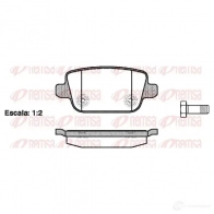 Тормозные колодки дисковые, комплект KAWE D1314-8429 BPM 1256.00 1256 00 Ford Focus 2 Хэтчбек 2.5 RS 305 л.с. 2009 – 2011