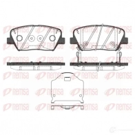 Тормозные колодки дисковые, комплект KAWE B PM1412.02 D1432-8549 1412 02 Hyundai Veloster (FS) 1 Купе 1.6 MPI 132 л.с. 2011 – 2025