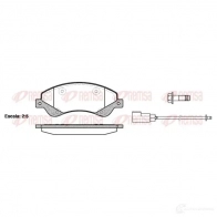 Тормозные колодки дисковые, комплект KAWE 2448 5 BPM1251.02 Ford Transit 7 (V347/V348) 2006 – 2013 1251 02