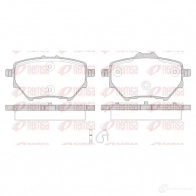 Тормозные колодки дисковые, комплект KAWE 258 39 1562 00 25840 Peugeot 308 2 (T9, 4C) Хэтчбек 1.2 VTi 72 82 л.с. 2013 – 2025