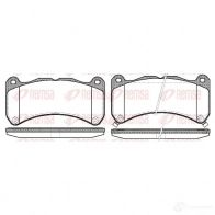 Тормозные колодки дисковые, комплект KAWE D1365-8475 1192 12 B PM1192.12 Lexus IS (XE20) 2 Седан 5.0 IS F (USE20) 423 л.с. 2007 – 2013