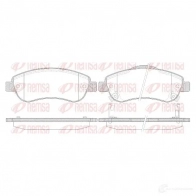 Тормозные колодки дисковые, комплект KAWE 1289 02 Honda CR-V 3 (RE) Кроссовер 2.4 4WD (RE4) 168 л.с. 2006 – 2025 24 638 24639