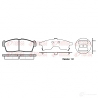 Тормозные колодки дисковые, комплект KAWE Citroen C-Zero 1 (MiEV) Хэтчбек 1199 00 BPM1 199.00 D1225-8344