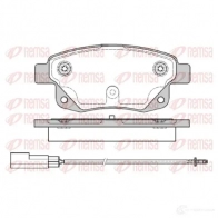 Тормозные колодки дисковые, комплект KAWE Ford Transit 7 (V347/V348) 2006 – 2013 1252 01 BPM1252.01 24 486