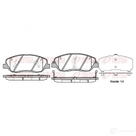 Тормозные колодки дисковые, комплект KAWE 1226 02 SsangYong Korando (CK) 3 Кроссовер 2.0 e xDi 175 л.с. 2010 – 2025 25717 2 5716