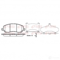 Тормозные колодки дисковые, комплект KAWE BPM 0804.31 Chrysler Sebring 3 (JS) Кабриолет 2.4 VVT 170 л.с. 2007 – 2010 PCA080431 0804 31