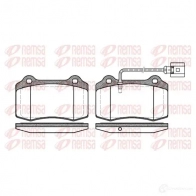 Тормозные колодки дисковые, комплект KAWE 2 4143 Seat Leon (1M) 1 1998 – 2005 BPM0434.01 0434 01