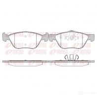 Тормозные колодки дисковые, комплект KAWE 0589 20 216 36 22038 Fiat Strada