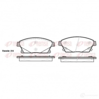Тормозные колодки дисковые, комплект KAWE D1467-8667 Opel Mokka (X) 1 Кроссовер 1.6 CDTI 4x4 (76) 136 л.с. 2015 – 2025 1431 02 BPM1431 .02