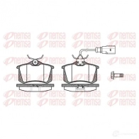 Тормозные колодки дисковые, комплект KAWE 0263 02 PCA026302 BPM 0263.02 Audi A4 (B5) 1 Универсал 2.7 Rs4 Quattro 380 л.с. 2000 – 2001